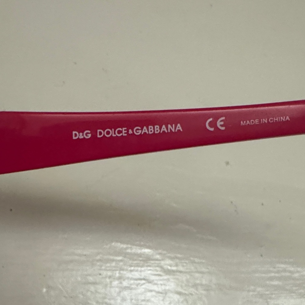Dolce & Gabbana Women's Hot Pink Sunglasses, Early 2000s - Picture 10 of 15